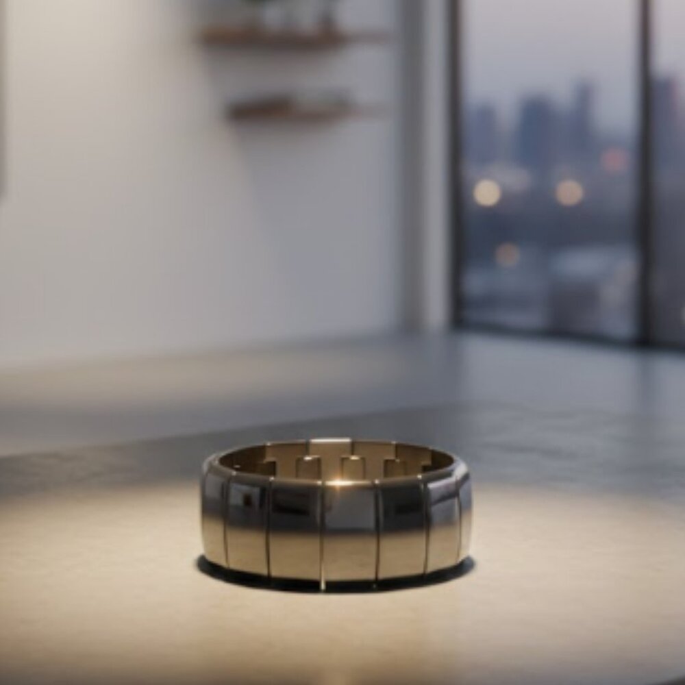 SKS Natural Stone Black Hematite Bracelet